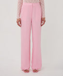 Twill Wide Trouser - Romance Rose