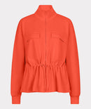 Waist Tunnel Cardigan - Chili Red