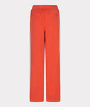 Wide Stripe Trouser - Chili Red