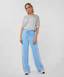 Ajour Batwing Jumper - Light Blue