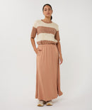 Stripe Sequins Jumper - Ecru/cappuccino