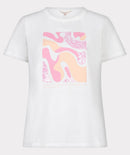Paris T-Shirt - Off White & Rose