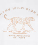 Wide Animal T-Shirt - Off White & Sand