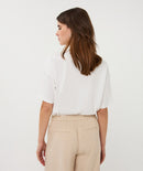 Wide Animal T-Shirt - Off White & Sand