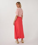 Short Sleeve Stripe Jumper - Off White & Red