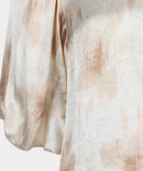 Balloon Sleeve Blouse - Print
