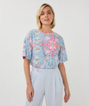 Round Neck Muse Top - Print
