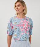 Round Neck Muse Top - Print