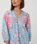 V-Neck Muse Top - Print