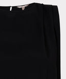 Crinkle Modal Top - Black