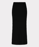 Bubble Flower Skirt - Black
