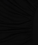 Gathered Dress - Black