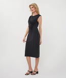 Gathered Dress - Black