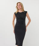 Gathered Dress - Black