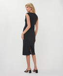 Gathered Dress - Black