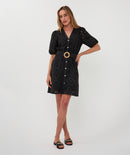 Broderie Anglaise Dress - Black
