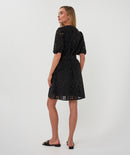 Broderie Anglaise Dress - Black