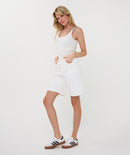Denim Bermuda Shorts - Off White