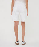 Denim Bermuda Shorts - Off White