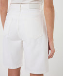 Denim Bermuda Shorts - Off White