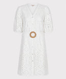 Broderie Anglaise Dress - Off White
