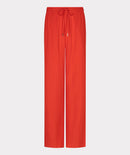 Fancy Crinkle Trouser - Red