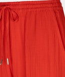 Fancy Crinkle Trouser - Red