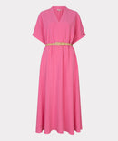 Crinkle Dress - Pink