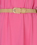 Crinkle Dress - Pink