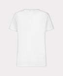 Soleil Beading T-Shirt - Off White/pink