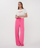 Soleil Beading T-Shirt - Off White/pink