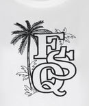 Palm ESQ T-Shirt - Off White/black