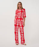 Heartfelt Wide Trousers - Print