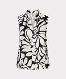 Sleeveless Blouse - Print