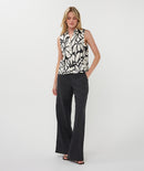 Sleeveless Blouse - Print