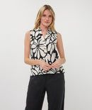 Sleeveless Blouse - Print