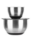 Luxe Set of 2 Stainless Steel Mixing Bowls