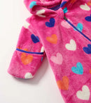 Hearts Fuzzy Fleece Bundler - Hearts