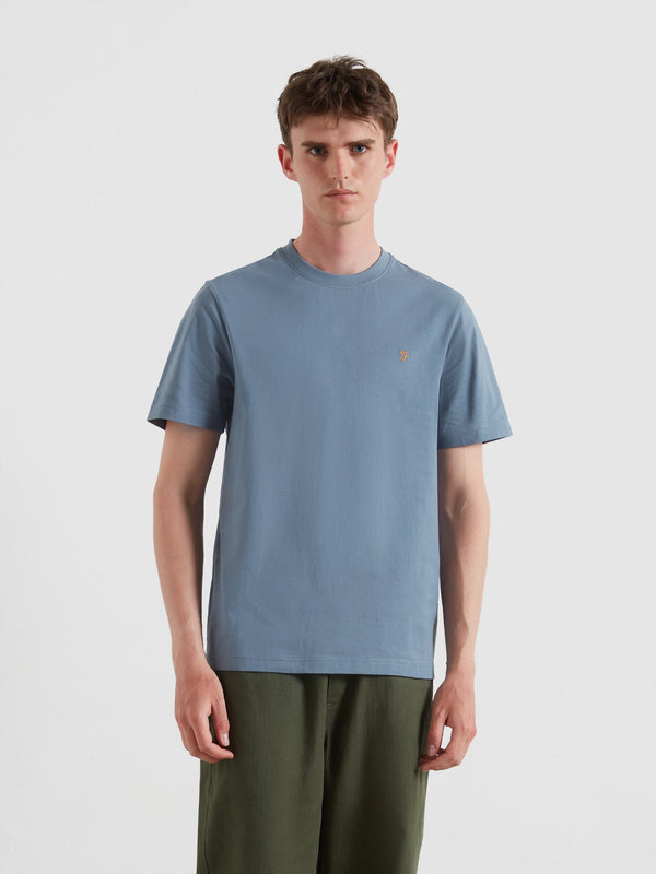 Danny Short Sleeve Tee - Chalk Blue