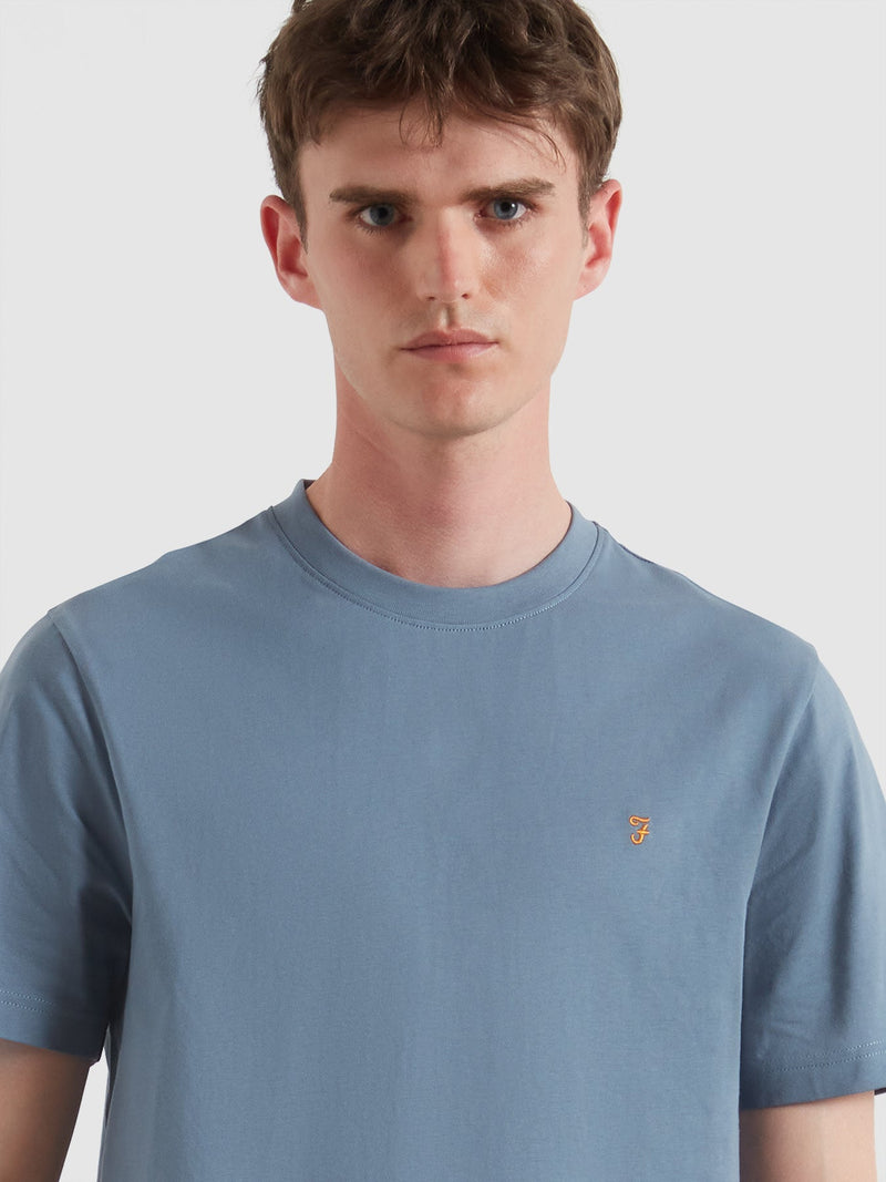 Danny Short Sleeve Tee - Chalk Blue