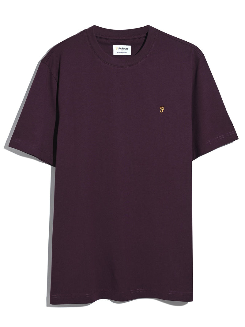 Danny Short Sleeve Tee - Bordeaux