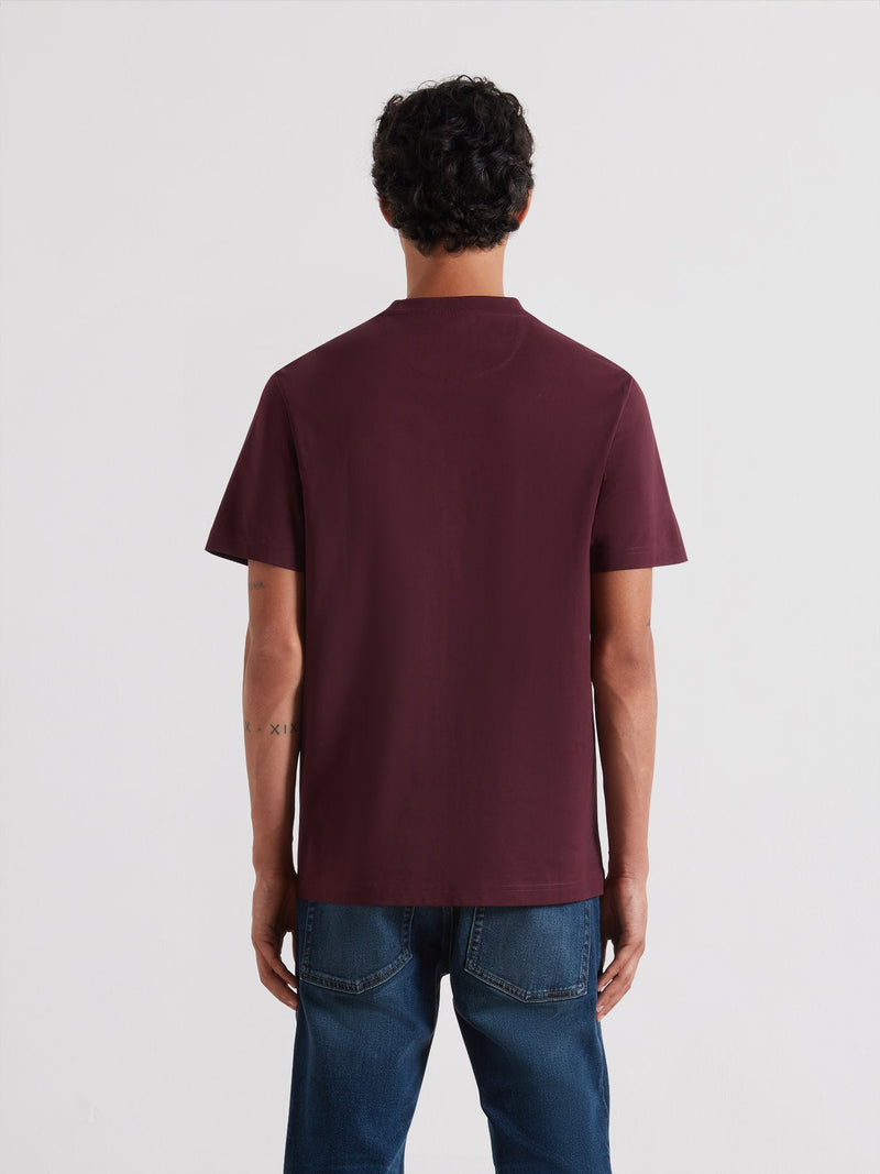 Danny Short Sleeve Tee - Bordeaux