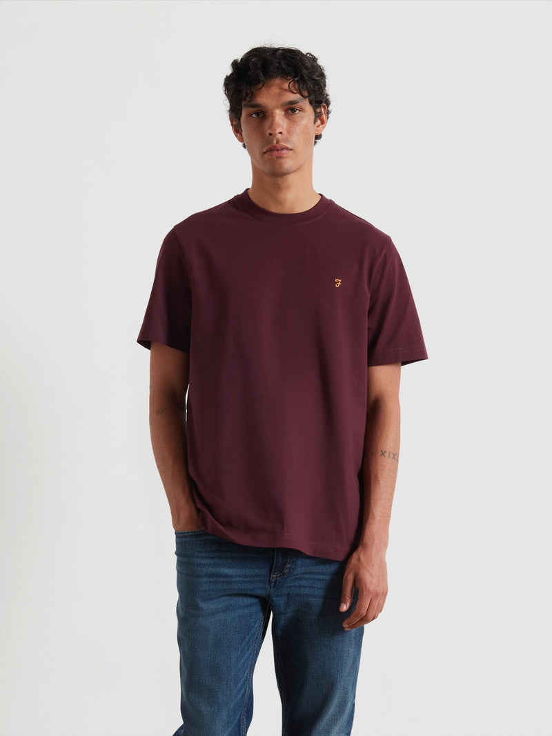 Danny Short Sleeve Tee - Bordeaux