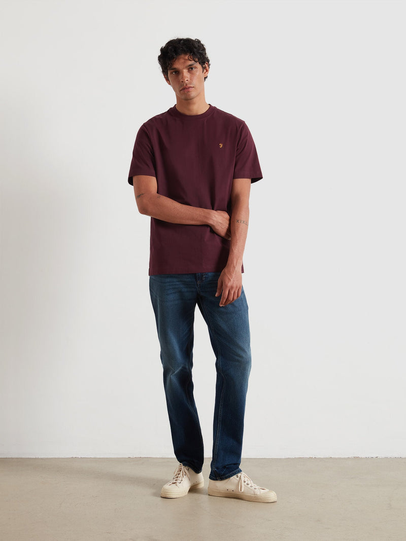 Danny Short Sleeve Tee - Bordeaux