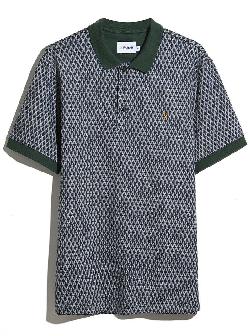 Wintston Short Sleeve Polo Shirt - Poplar Green