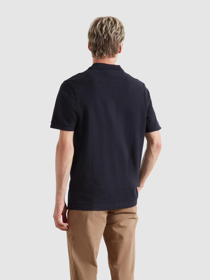 Farah Blanes Short Sleeve Polo Shirt - True Navy