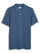 Blanes Short Sleeve Polo Shirt - Chalk Blue