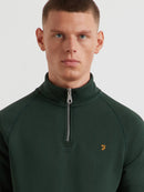 Jim 1/4 Zip Jumper - Poplar Green