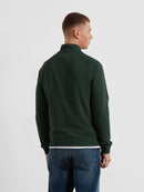Jim 1/4 Zip Jumper - Poplar Green