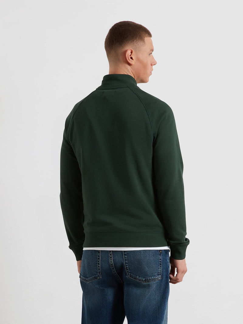 Jim 1/4 Zip Jumper - Poplar Green